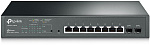 1000423210 Коммутатор TP-Link Коммутатор/ 8-Port Gigabit Desktop PoE Smart Switch, 8 Gigabit RJ45 ports including 2 SFP ports, 802.3af/at, 116W PoE power supply, steel case