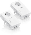 1069879 Сетевой адаптер Powerline Zyxel PLA5456-EU0201F AV1800 Gigabit Ethernet (упак.:2шт)