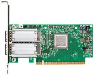 1000428305 Сетевая карта MELLANOX Infiniband ConnectX-5 VPI adapter card, EDR IB (100Gb/s) and 100GbE, dual-port QSFP28, PCIe3.0 x16, tall bracket