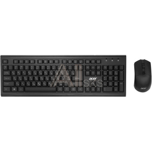 1902937 Acer OKR120 [ZL.KBDEE.007] Комплект (клавиатура + мышь) черный USB беспроводная