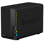 DS220+ Synology DC 2,0GhzCPU/2GB(upto6)/RAID0,1/up to 2HDDs SATA(3,5' 2,5')/2xUSB3.0/2GigEth/iSCSI/2xIPcam(up to 25)/1xPS /1YW (repl DS218+)