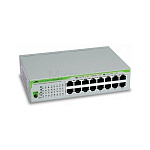 AT-GS910/16-50 Коммутатор Allied Telesis 16 port 10/100/1000TX unmanaged switch with internal power supply EU Power Adapter