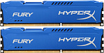 1000305289 Память оперативная Kingston 16GB 1333MHz DDR3 CL9 DIMM (Kit of 2) HyperX FURY Blue Series