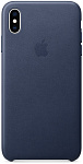 1000485037 Чехол для iPhone XS Max iPhone XS Max Leather Case - Midnight Blue