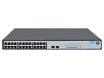 JH018A#ABB Коммутатор HPE 1420 24G 2SFP+ Switch (24 ports 10/100/1000 + 2 SFP+ 1G/10G, unmanaged, fanless, 19")