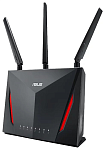 ASUS RT-AC86U Gamer // роутер 802.11b/g/n/ac, до 750 + 2167Мбит/c, 2,4 + 5 гГц, 3 антенны + 1 внутренняя, USB, GBT LAN ; 90IG0401-BU9000