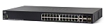 SG350X-24P-K9-EU Коммутатор CISCO SG350X-24P 24-port Gigabit POE Stackable Switch