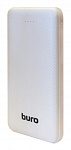 1203542 Мобильный аккумулятор Buro RLP-10000-W Li-Pol 10000mAh 2A+2A белый 2xUSB материал пластик