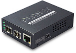 1000467542 Коммутатор Planet GT-1205A медиа конвертер/ 1-Port 10/100/1000Base-T - 2-Port Gigabit SFP Switch/Redundant Media Converter