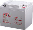 1000527489 Аккумуляторная батарея PS CyberPower RV 12-50 / 12 В 50 Ач Battery CyberPower Professional series RV 12-50, voltage 12V, capacity (discharge 20 h)
