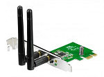 658391 Сетевой адаптер Wi-Fi Asus PCE-N15 N300 PCI Express (ант.внеш.съем) 2ант.
