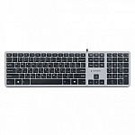 1836152 Клавиатура ноутбучного типа Gembird KB-8420,{USB, ножничный механизм, клавиши управления громкостью, 104 клавиши, кабель 1,5м}