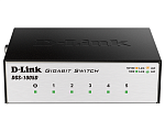 Коммутатор D-LINK DGS-1005D/I3A, L2 Unmanaged Switch with 5 10/100/1000Base-T ports.2K Mac address, Auto-sensing, 802.3x Flow Control, Stand-alone, Auto MDI/MDI-