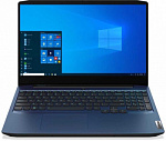 1402518 Ноутбук Lenovo IP Gaming 3 15ARH05 Ryzen 5 4600H 16Gb SSD256Gb NVIDIA GeForce GTX 1650 4Gb 15.6" IPS FHD (1920x1080) Windows 10 blue WiFi BT Cam