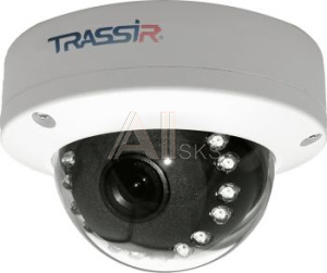 1081227 Видеокамера IP Trassir TR-D3121IR1 2.8-2.8мм цветная корп.:белый