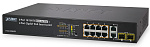1000467376 Коммутатор Planet коммутатор/ 8-Port 10/100TX 802.3at High Power POE + 2-Port Gigabit TP/SFP Combo Managed Ethernet Switch (120W)