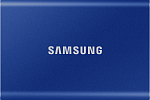 1000583474 Твердотельный накопитель Samsung External SSD T7, 500GB, USB Type-C, R/W 1000/1050MB/s, Blue