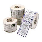 800283-205. Zebra Label, Paper, 76x51mm; Direct Thermal, Z-Perform 1000D, Uncoated, Permanent Adhesive, 25mm Core, Perforation