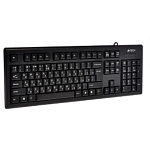 1233043 Клавиатура A-4Tech KR-85 black USB, проводная, 104 клавиши [570125]