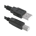 1502741 Defender USB кабель USB04-17 USB2.0 AM-BM, 5.0м (83765)