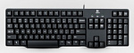624135 Клавиатура Logitech K100 Classic черный PS/2