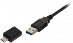1512512 Разветвитель USB 3.0 Hama H-200116 USB Hub 4порт. черный (00200116)