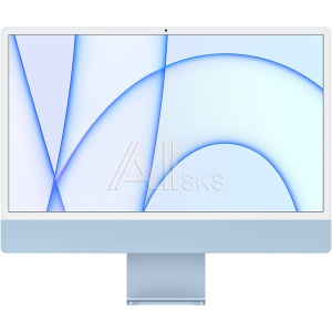 11006481 MGPL3HN/A Apple 24" iMac with Retina 4,5K display: Apple M1 chip with 8?core CPU and 8?core GPU, 512GB Blue