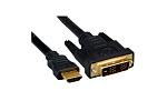 52510 Кабель Crestron [CBL-HD-DVI-30] AV кабель HDMI 2 категории на DVI (вилка-вилка), длина 6,1 м