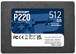 1904500 Накопитель SSD Patriot SATA-III 512GB P220S512G25 P220 2.5"