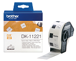 DK11221 Brother DK11221: для печати наклеек черным на белом фоне, 23 мм х 23 мм, 1000 в рул