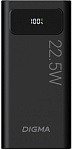 1928778 Мобильный аккумулятор Digma DGPF20A 20000mAh QC3.0/PD3.0 22.5W 3A 2xUSB-A/USB-C черный (DGPF20A22PBK)