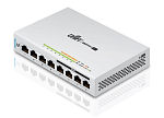 US-8-60W Коммутатор UBIQUITI 8-Port Fully Managed Gigabit Switch with 4 IEEE 802.3af Includes 60W Power Supply