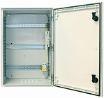 1000640090 Шкаф/ OSNOVO Уличная станция в пластиковом шкафу с оптическим кроссом, 400x600x230мм, встроенные DIN-рейки, IP66