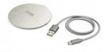 1612118 Беспроводное зар./устр. Hama FC10 Metal 2A USB Type-C универсальное белый/кремовый (00183380)