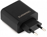 1782407 Сетевое зар./устр. SunWind SWWB3 30W 3A (PD+QC) USB/USB Type-C универсальное черный (SWWB3H1100BK)