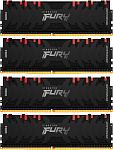 1000632878 Память оперативная/ Kingston 128GB3200MHz DDR4 CL16DIMM (Kit of4)FURYRenegadeRGB