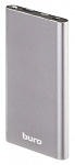 487836 Мобильный аккумулятор Buro RB-10000-QC3.0-I&O PD(18W) Li-Pol 10000mAh 3A серебристый 2xUSB материал алюминий
