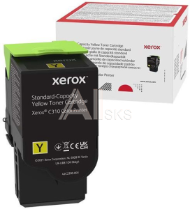 006R04363 Тонер-картридж Xerox желтый для C310/315 (2K стр.)