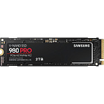 1000689237 Твердотельные накопители/ Samsung SSD 980 PRO, 2000GB, M.2(22x80mm), NVMe 1.3c, PCIe 4.0 x4, 3-bit MLC, R/W 7000/5000MB/s, IOPs 1 000 000/1 000 000,