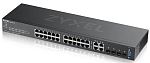 GS2220-28-EU0101F Коммутатор Zyxel Networks L2 Zyxel NebulaFlex Pro GS2220-28, rack 19", 24xGE, 4xCombo (SFP/RJ-45), бесшумный