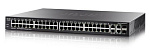 111299 Коммутатор CISCO [SG350-52P-K9-EU] SB [SG350-52P] 52-port Gigabit PoE Managed Switch, 48x PoE из них 8x PoE++ 60Вт, суммарно раздаёт 375Вт