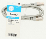 1861587 Патч-корд Hama H-200915 UTP cat5E solid 1.5м серый RJ-45 (f)-RJ-45 (m)