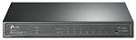 Коммутатор TP-Link TL-SG2008P, JetStream™ 8-портовый гигабитный Smart с 4 портами PoE+, 4 гигабитных порта PoE+, 802.3at/af, бюджет PoE — 62 Вт, сталь
