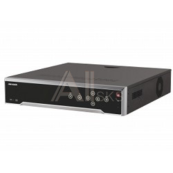 1478741 HIKVISION DS-7716NI-K4/16P 16-ти канальный IP-видеорегистратор с PoE Видеовход: 16 каналов; аудиовход: двустороннее аудио 1 канал RCA; видеовыход: 1 V