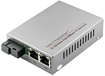 1000641257 Медиаконвертер/ OSNOVO Медиаконвертер FE, 2*10/100Base-T, 1 оптический порт (SC, tx1550нм/rx1310нм) 100Base-FX, до 20 км