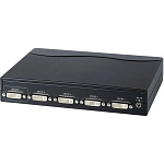 1000667747 Коммутатор SC&T Коммутатор/ DS04A DVI- и стерео аудиосигналов, 4 входа (4х DVI-I, 4х TRS 3.5 мм) , 1 выход (1х DVI-I, 1х TRS 3.5 мм).