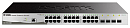 DGS-1210-28/ME/B2A Коммутатор D-LINK Managed L2 Metro Ethernet Switch 24x1000Base-T, 4x1000Base-X SFP, Surge 6KV, CLI, RJ45 Console, RPS, Dying Gasp