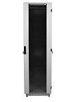 ШТК-М-42.6.8-1ААА-9005 ЦМО Шкаф телекоммуникационный напольный 42U (600x800) дверь стекло, цвет чёрный