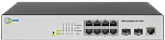 SNR-S2200G-8T-POE Коммутатор SNR Управляемый Web Smart POE уровня 2, 8 портов 10/100/1000BaseT, 2 порта 100/1000BaseX (SFP). POE 100W