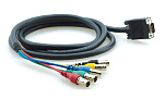 47088 Переходный мониторный кабель VGA (HD15): Kramer Electronics C-GM/5BF-6 VGA (Вилка) на 5 BNC (Розетки), 75 Ом, 1.8 м